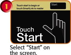 Select Start on the screen.